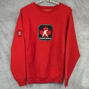 Steve And Barry's XL Red Canada Men's Sweatshirt Hockey Heavyweight